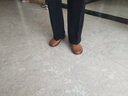 亲情夫人 妈妈凉鞋女平底舒适夏季新款中老年人牛皮牛筋软底镂空洞洞鞋 黄色 38 实拍图