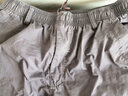 守约贤者薄款春秋季休闲裤男士宽松直筒长裤子多口袋纯棉阔 冬款1226深灰色 XL(建议体重125-140斤) 实拍图
