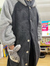 晨素妆男士睡衣秋冬季加厚加绒珊瑚绒保暖长款卡通恐龙睡袍冬天可外穿 66180袍+裤 标准XXL身高175-180体重155-175斤 实拍图