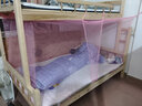 学生宿舍蚊帐下铺寝室上下铺加密防蚊文帐单人床高低架子床帐篷 粉色加密蚊帐+蚊帐钩 120cm宽190cm长140cm高 实拍图