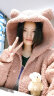 素羽轻罗 羊羔毛外套女秋冬季韩版学生小个子可爱毛绒减龄上衣女 图片色 L 晒单实拍图