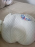 巴布豆婴儿枕头0-1岁乳胶定型枕3个月新生儿宝宝调整头型安抚枕头四季 蓝色音乐 【带调节柱】 实拍图