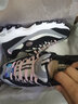 斯凯奇（Skechers）女鞋秋冬2025新款经典熊猫鞋轻便运动鞋休闲鞋厚底增高老爹鞋女 黑色/白色-BKW/女 36.5 实拍图