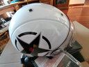BEON摩托车头盔电动车3C认证男女四季儿童轻便半盔安全帽个性夏季透气 亮白钛星 XL 实拍图