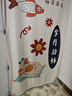一朵（YIDUO） 一朵 免打孔门帘魔术贴两用帘卧室短帘厨房隔断帘 岁月静好(穿杆粘贴两用 不带杆 宽100高200厘米 实拍图