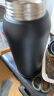 SIMELO吨吨桶保温杯316L大容量双饮保温壶户外运动水壶塑料杯2L 太空黑 晒单实拍图