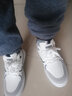 昌祥回力男鞋秋季2025新款休闲皮鞋男士冬季板鞋学生青少年百搭运动鞋子男 白灰 40 （建议拍大一码） 实拍图