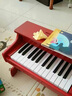 俏娃宝贝（QIAO WA BAO BEI）木质儿童小钢琴玩具女孩电子琴1一3周岁礼物宝宝早教乐器2生日5两 红：真钢琴声木质烤漆钢琴+谱架 实拍图