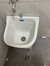 荣洁自动下水家用不脏手大洗拖把池陶瓷阳台台控小号卫生间方形拖布池 001号(长44宽39）+台控防堵 实拍图
