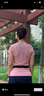 欧凯茜（Aucassie）夏季运动t恤女透气速干健身衣吸汗跑步训练瑜伽上衣 豆沙粉 L （108-120斤） 实拍图