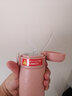 Bluego 保温杯女士高颜值316不锈钢商务简约便携吸管式水杯孕妇老人成人少女学生儿童宝宝随行杯 淡妃粉吸管杯-360ml 实拍图