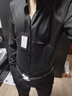 POWO衬衫男士长袖夏季正装修身衣服灰色免烫商务休闲青年韩版衬衣 黑色 40 码（适合120-135斤） 实拍图