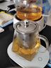 八玺（BAXI）耐高温泡茶壶大容量茶具套装过滤加厚煮茶壶烧水壶玻璃壶电陶炉 350ml（适合1-2人） 加厚四方花茶壶（可冰茶可煮茶） 实拍图