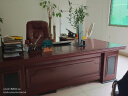 中伟老板桌办公桌大班台主管桌总裁桌现代简约中式实木贴面油漆经理桌椅组合2.4米 晒单实拍图