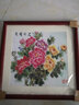 紫腾随轩新中式牡丹花开富贵装饰画客厅餐厅背景墙画卧室床头挂画壁画 图8 40*40cm红木色实木框 实拍图