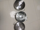 Momscook304不锈钢蒸锅家用双层蒸屉复底汤锅加厚燃气电磁炉通用MT2814ST2 双层蒸锅（MT2614ST2) 26cm 实拍图