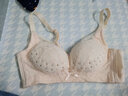 都市丽人内衣女薄模杯无钢圈大胸显小大杯蕾丝洞洞杯聚拢文胸2B0515 贝壳肤 75B 实拍图