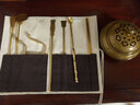 迦印堂 铜香道工具七件套 打拓空熏香篆入门套装 香道香具用品 实拍图