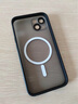 霸时代 苹果13手机壳磁吸充电带镜头膜iPhone13保护套金属独立按键全包细腻肤感十三男女款软外壳 【亮黑色】鹰眼肤感磁吸壳+全屏钻石膜 iPhone 13 实拍图