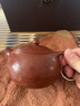 名壶秋月 宜兴紫砂茶壶 西施壶 朱泥 原矿研高周小明全手工刻绘 龙生九子 实拍图