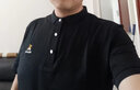 皮尔卡丹短袖T恤男棉夏季翻领polo体恤衫上衣服男士短袖男装t恤打底衫 177黑色 2XL （140-155斤） 实拍图
