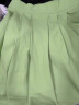 拉夏贝尔（La Chapelle）新中式套装女2024新款国风盘扣小个子时尚衬衣半身裙两件套休闲百 绿色 S 晒单实拍图