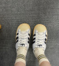 adidas「面包鞋」PUFFYLETTE经典运动棉鞋男女阿迪达斯官方三叶草 白/黑/米黄 43 晒单实拍图