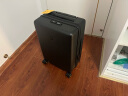 地平线8号（LEVEL8）行李箱男拉杆箱旅行密码箱24英寸科思创PC箱体万向轮托运箱女黑色 实拍图