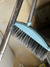世美洁扫把套装家用塑料扫帚簸箕组合软毛不锈钢笤帚清洁刮水板 单个经典扫把(颜色随机) 实拍图