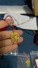 中国黄金（CHINA GOLD）金锁平安锁黄金吊坠成人婴儿送老婆妈妈生日礼物 平安锁/约7.2g+中国红项链绳 晒单实拍图