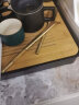 逸居客（YIJUKE）两用黄铜茶夹茶刀茶针茶叶夹茶镊子茶杯夹子合金茶道茶具配件 实拍图
