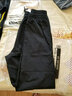 AKSERIESAK男装都市特工百搭松紧腰头橡筋收脚口合体版休闲裤男士1712021 黑色  31 尺码偏小2个码 实拍图