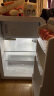 哈士奇哈士奇圆弧复古冰箱冷冻冷藏单门宿舍家用办公室小型保鲜冰箱节能低噪嵌入式超薄冰箱 BC-130RDC 小王子与狐狸 实拍图