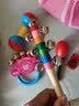 乐林源宝宝手摇铃沙锤婴儿抓握视听训练红球沙蛋追视视觉听力训练小摇铃 沙锤+哑铃+五指铃+串铃 实拍图