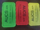 AUCS  磁性白板擦套装磁吸黑板擦刷白板笔可擦白班擦 3个装/三色 办公文具 实拍图