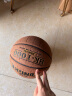 鸿克 篮球真皮质感室内室外水泥地耐磨皮球儿童学生7号成人比赛蓝球 7号 新款加厚反毛865B 晒单实拍图