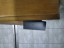 利德仕衣柜隐形拉手黑色现代极简约金色灰色抽屉橱柜门封边长门把手 【总长:80mm】黑 实拍图