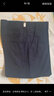 雅鹿男装纯棉休闲裤男士装夏季薄款商务裤宽松直筒中高腰西装裤中年长裤子 【99.9%纯棉】M-501藏青 36 二尺九 实拍图