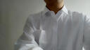 【138两件】【品质好货】帝创者男装衬衫男2022春季新款男士职业商务休闲正装纯色抗皱衬衣长袖衬衫男 608 白色 4XL 实拍图