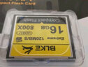 BLKE 相机CF卡适用佳能5D2/5DS/7D/1DX尼康D810/D5/D4S索尼高速相机内存卡 16G 相机CF卡【120M/S】 单卡+CF读卡器 实拍图