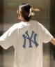 美职棒（MLB）官方T恤男女同款24夏季新款NY复古老花标宽松休闲韩版短袖TSM03 纽约洋基队/象牙色 M 170/92A 晒单实拍图