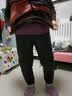 牧驼人加肥加厚加绒加大驼绒保暖裤女羊毛裤中老年人棉裤妈妈东北驼绒裤 女裤 纯黑色 布里 4XL（建议160-180斤） 实拍图