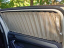 顺心 汽车窗帘遮阳帘铝合金双轨道式布窗帘专车定制防晒隔热遮光帘 4窗=四车门[百叶银 铝合金轨道] 专车定制-非尺寸问题不支持退货 实拍图