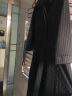 勇伦（YONGLUN）贵夫人女士长袖衬衫连衣裙高端洋气质减龄春秋季新款女装条纹休闲 图片色 L（100斤-115斤） 实拍图