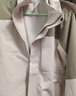 西域骆驼（VANCAMEL）三合一防风冲锋衣款男女夹克加厚保暖可拆卸登山服滑雪服运动外套 KY09S暖白/新抹茶-女 L 实拍图