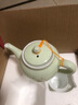 连山阁 陶瓷泡茶壶带过滤网内胆大容量家用泡茶器大号功夫茶具单壶冲茶器杯子套装 升级玉兰花茶壶陶瓷650ml（单壶 实拍图