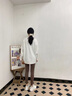 回力运动鞋女鞋2026夏季新款学生休闲鞋子女轻便网面软底减震跑步鞋 0612-1白灰【皮面款】 37 实拍图