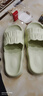百慕倾臣 新款凉拖鞋女款夏季户外穿居家EVA舒适软底防滑浴室情侣凉鞋男士 花瓣款【绿色】 36-37 适合35-36 实拍图
