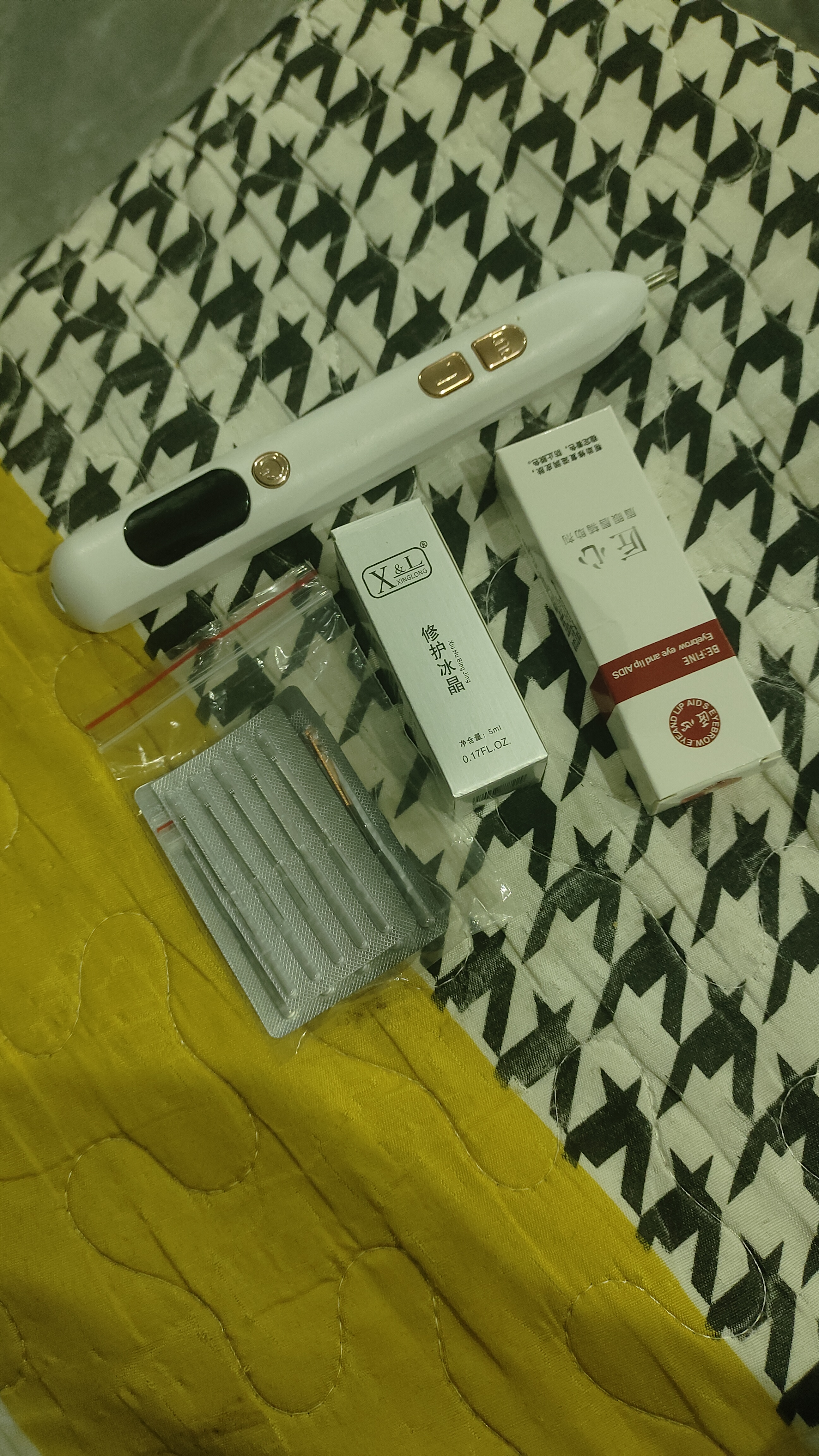 MEANERSU激光祛斑点痣笔点疣瘊子扁平疣小肉粒球肉芽脸部激光祛斑仪器 9档裸机款（联系客服指导使用） 实拍图