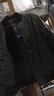 马登工装 美式复古MA-1飞行夹克加厚保暖棉服阿美咔叽棒球服外套男 浅绿色 XL 实拍图